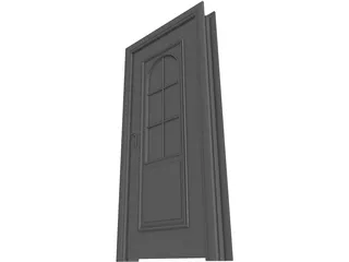 Door House 3D Model preview
