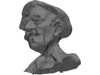 Peasant 3D Model preview