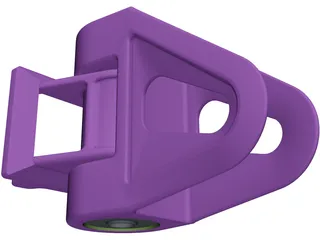Universal Drawbar Hinge 3D Model preview