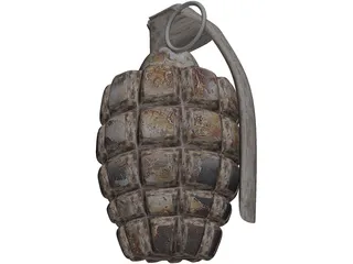 Grenade 3D Model preview