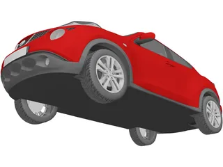 Nissan Juke (2011) 3D Model preview