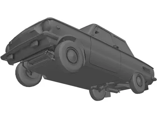 ZAZ-968M 3D Model preview
