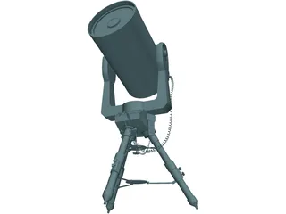 Telescope 3D Model preview
