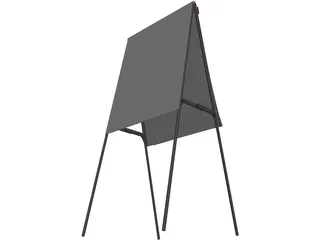 Flip Chart 3D Model preview