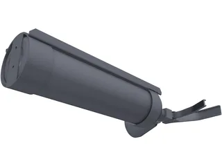 Fire Extinguiser CO2 2Kg 3D Model preview