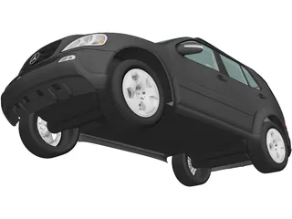 Mercedes-Benz M-Class 3D Model preview