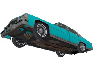 Cadillac Fleetwood Brougham (1985) 3D Model preview