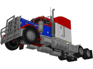Peterbilt 379 RT (1999) 3D Model preview