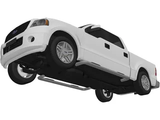 Ford F-150 Series (2004) 3D Model preview