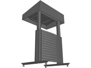 Talerstol 3D Model preview