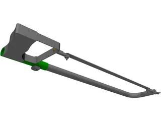 Hack Saw 3D Model preview