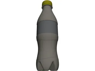 Cola Bottle 3D Model preview