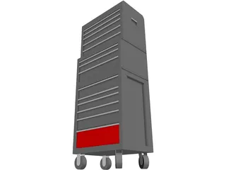 Craftsman Tool Chest 3D Model preview