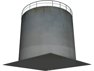 Storage Tank 3D Model preview