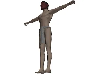 Mayan Native 3D Model preview