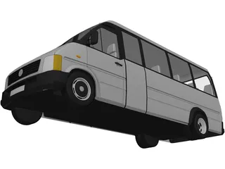 Volkswagen LTM Bus 3D Model preview