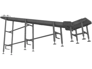 Conveyor Belt 3D Model preview