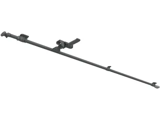 Container Door Closing Rod 3D Model preview