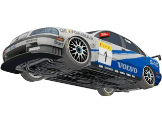 Volvo S40 Rally (2001) 3D Model preview