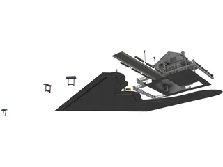 Villa 2000 3D Model preview