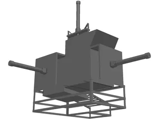 Garbage Machine 3D Model preview