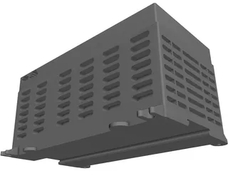 Allen-Bradley MicroLogix 1400 PLC 3D Model preview