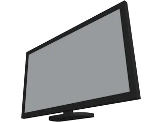 LG 42PQ2000 Plasma Television 3D Model preview
