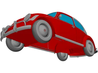 Volkswagen Beetle 3D Model preview