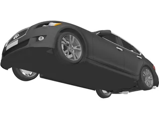 Infiniti M56S 3D Model preview