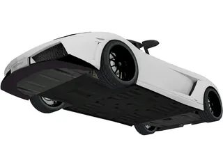 Lamborghini Gallardo LP570 Spyder 3D Model preview