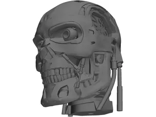 T800 Head 3D Model preview