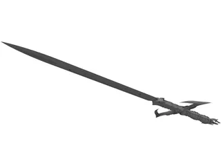 Medieval Sword 3D Model preview