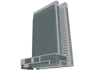 Big Building 3D Model preview