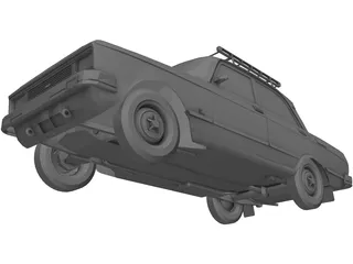 AZLK Moskvich 2140 SL 3D Model preview