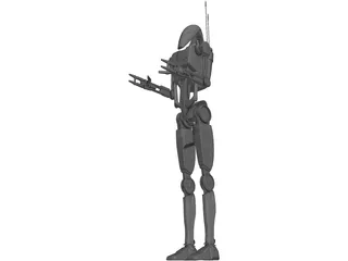Star Wars B1 Battle Droid 3D Model preview