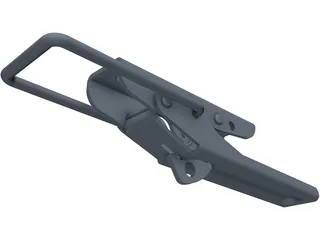 Eccentric Flush Fastener 3D Model preview