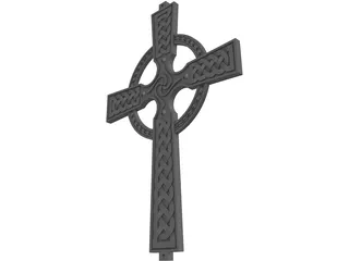 Celtic Cross 3D Model preview