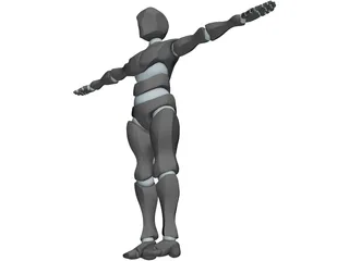 Robot Soldier 3D Model preview