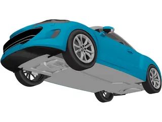 Peugeot RCZ 3D Model preview