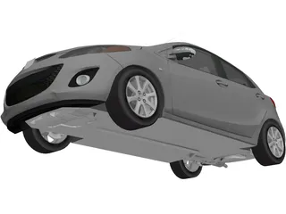 Mazda 2 3D Model preview