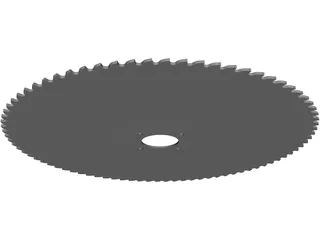 Table Saw Blade 10 inch 3D Model preview