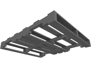 Pallet 40 x 48 3D Model preview