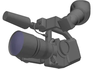 Canon XL1 Camcorder 3D Model preview