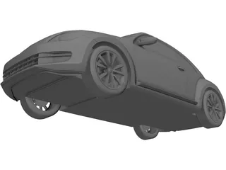 Volkswagen Beetle 2.0 TSi 3D Model preview
