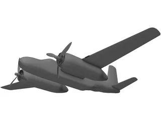 Douglas A-26 Invader 3D Model preview
