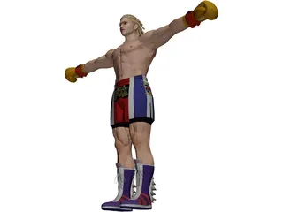 Boxer Steve 3D Model preview