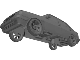 Lancia Prisma 1600 3D Model preview