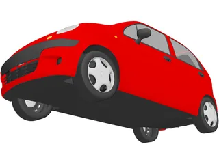 Daewoo Matiz 3D Model preview