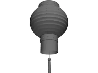 Chinese Lantern 3D Model preview