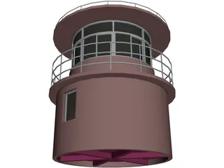 Lighthouse Small 3D Model preview